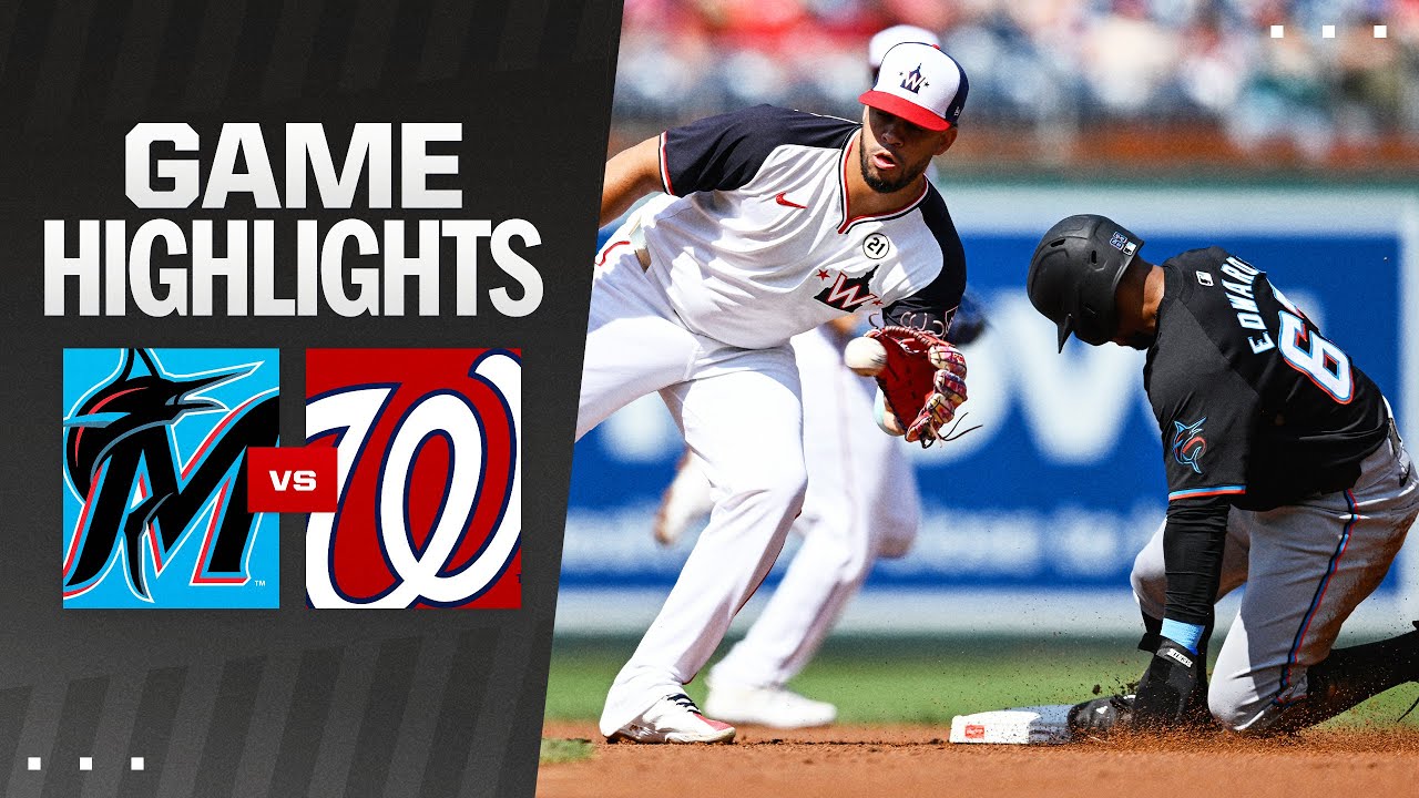 Marlins vs. Nationals Game Highlights (9/15/24) | MLB Highlights