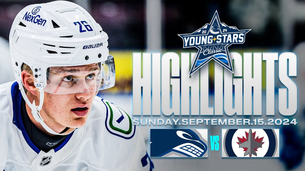 Canucks vs. Jets Highlights | Young Stars (Sept. 15, 2024)