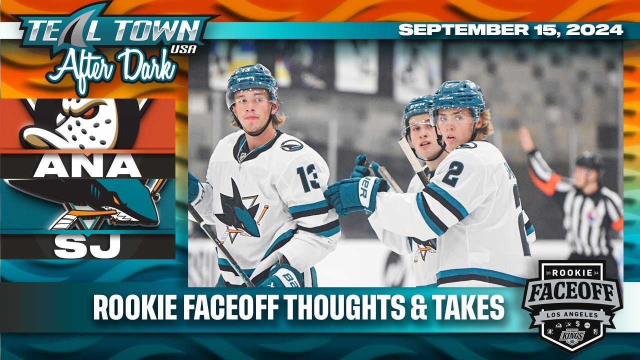 Ducks vs. Sharks Rookie Faceoff Game Two  - 9/15/2024 - Teal Town USA After Dark (Postgame)