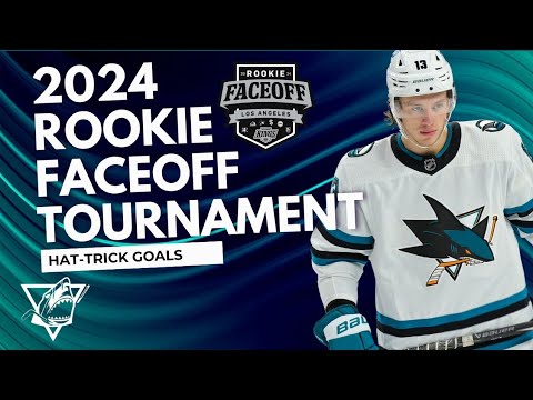 Quentin Musty scores a hat-trick in Game 2 of the 2024 Rookie Faceoff Tournament.