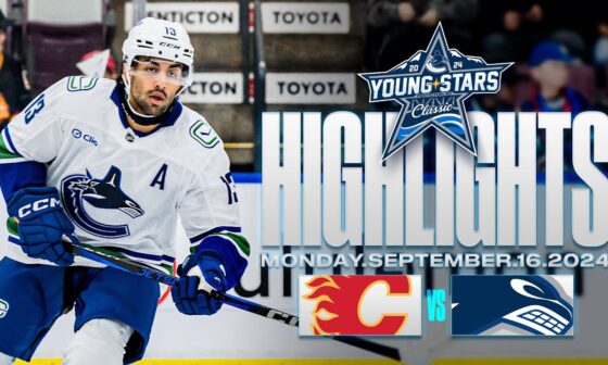 Canucks vs. Flames Highlights | Young Stars (Sept. 16, 2024)