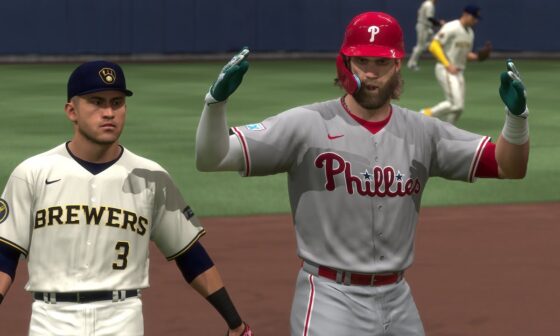 Philadelphia Phillies vs Milwaukee Brewers - MLB Today 9/17 Full Game - MLB The Show 24 Sim