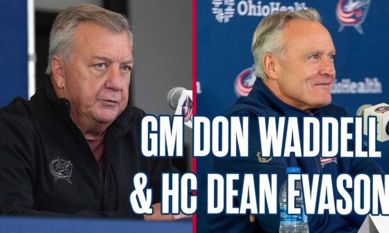 Blue Jackets HC Dean Evason and GM Don Waddell Speak Ahead of Training Camp! | Media Availability