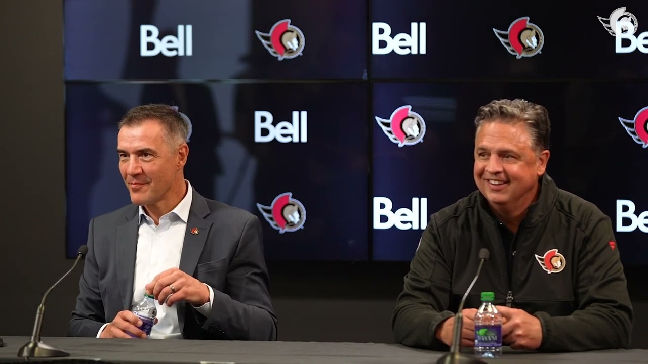 Steve Staios and Travis Green Training Camp Media Availability