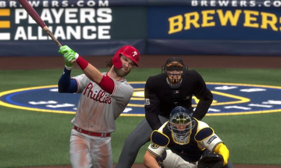 Philadelphia Phillies vs Milwaukee Brewers - MLB Today 9/18 Full Game - MLB The Show 24 Sim