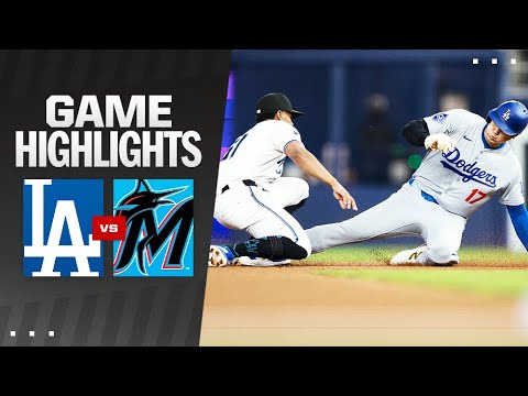 Dodgers vs. Marlins Game Highlights (9/18/24) | MLB Highlights