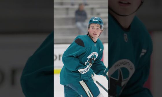 Macklin Celebrini at Training Camp #hockey #nhl #gosharks #sanjosesharks