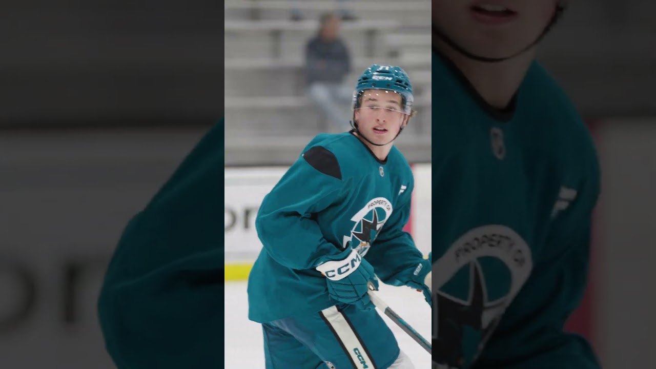 Macklin Celebrini at Training Camp #hockey #nhl #gosharks #sanjosesharks