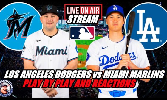 Los Angeles Dodgers vs Miami Marlins 🚨 LIVE Stream ⚾ MLB Watch Party