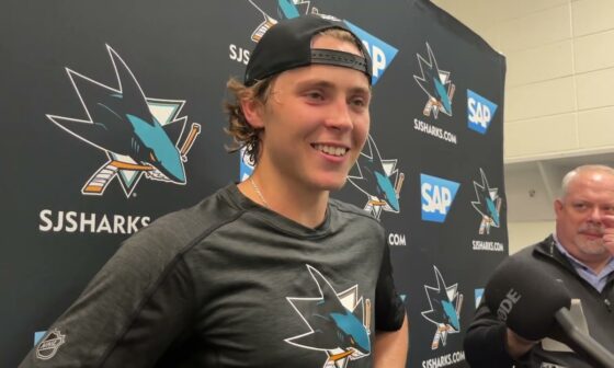 Will Smith on Rooming With Celebrini, Loves Watching Sharks' Game 7 Comeback Vs. Vegas