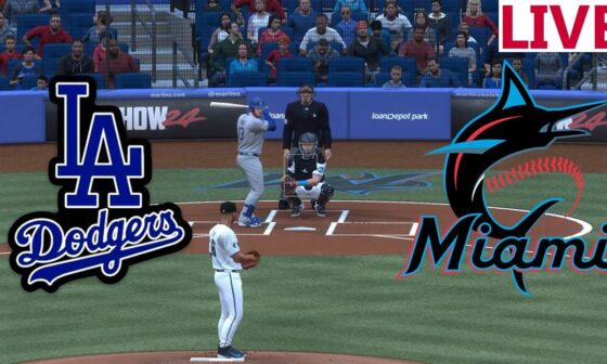 🔴LIVE MLB🔴Los Angeles Dodgers vs Miami Marlins  /September 19 /MLB THE SHOW 2024