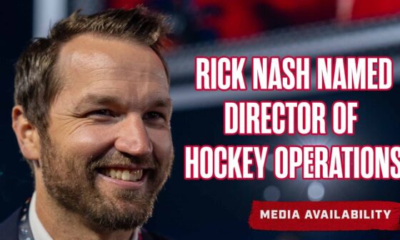 BREAKING NEWS: RICK NASH Named Blue Jackets Director of Hockey Operations! 👏👏👏  | Media Availability