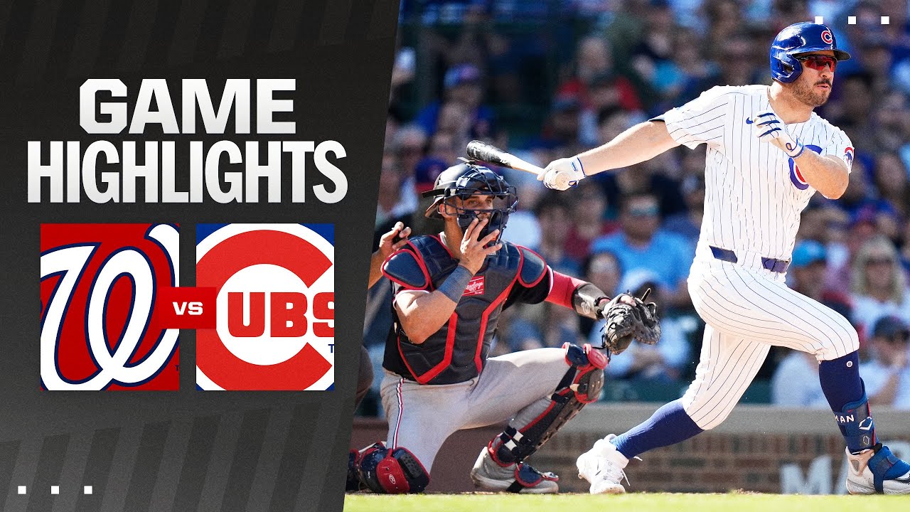 Nationals vs. Cubs Game Highlights (9/20/24) | MLB Highlights