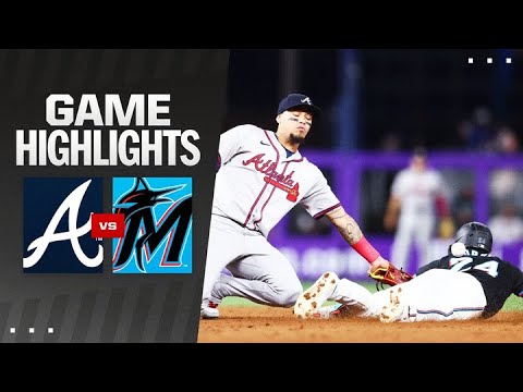 Braves vs. Marlins Game Highlights (9/20/24) | MLB Highlights