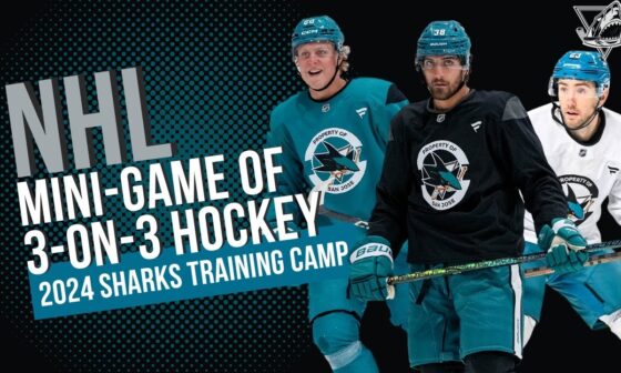 Sharks 3 -on-3 Mini-Game | 2024 San Jose Sharks Training Camp