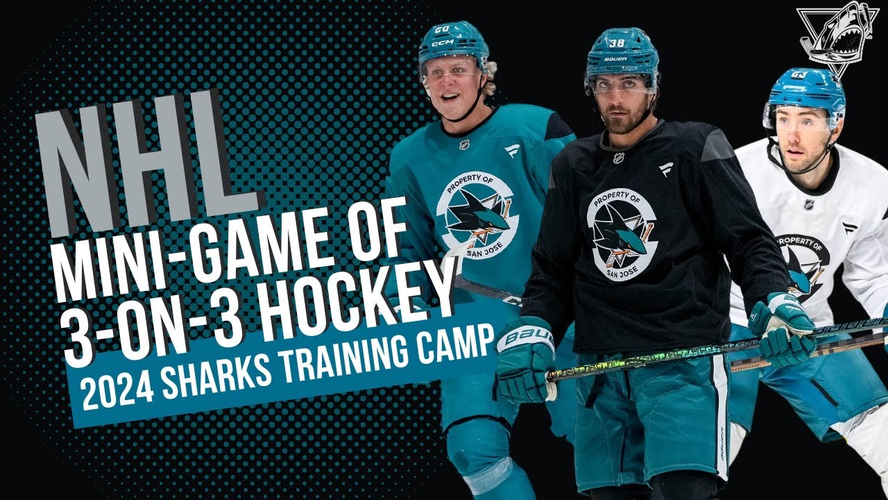 Sharks 3 -on-3 Mini-Game | 2024 San Jose Sharks Training Camp