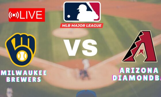 🔴LIVE : Milwaukee Brewers vs Arizona Diamondbacks | MLB Major League 2024 Live Math Today