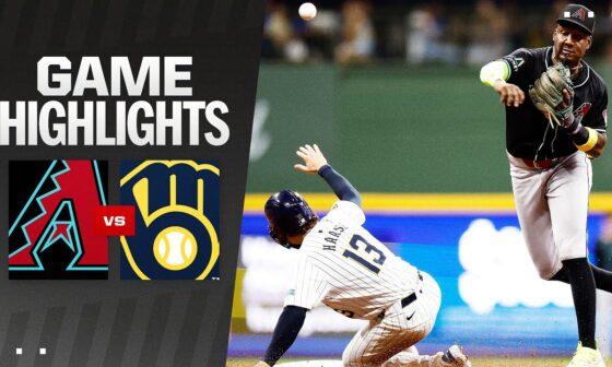 D-backs vs. Brewers Game Highlights (9/21/24) | MLB Highlights