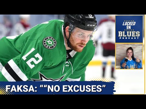 Radek Faksa Says The St. Louis Blues Have No More Excuses + Opens Up AboutTime With The Dallas Stars