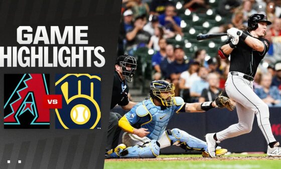 D-backs vs. Brewers Game Highlights (9/22/24) | MLB Highlights