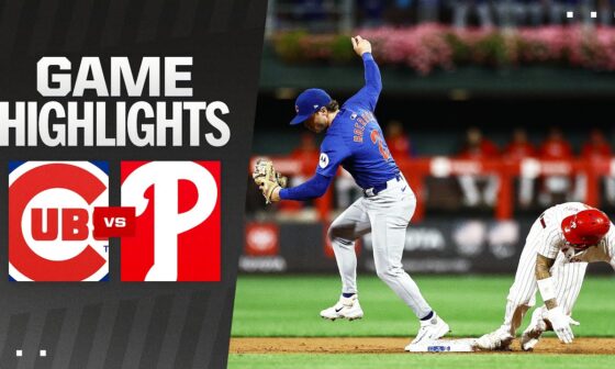 Cubs vs. Phillies Game Highlights (9/23/24) | MLB Highlights