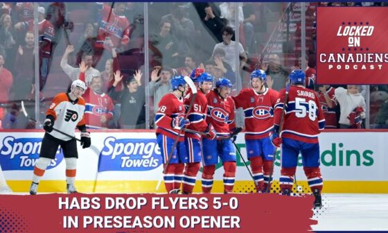 Montreal Canadiens Beat Flyers 5-0 In Preseason: First Look at Laine, Dach Returns, Hutson Shines