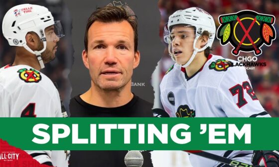 Why is Chicago Blackhawks' head coach Luke Richardson splitting up Jones & Vlasic? | CHGO Blackhawks