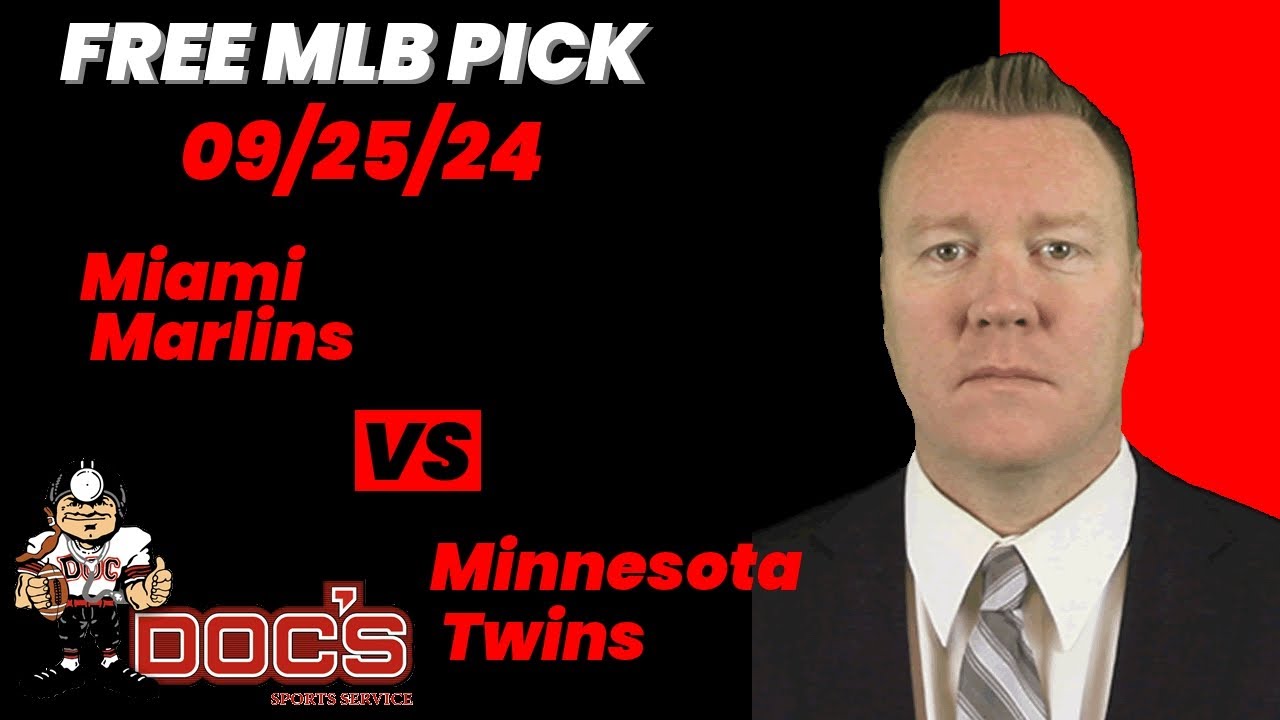 MLB Picks and Predictions - Miami Marlins vs Minnesota Twins, 9/25/24 Free Best Bets & Odds