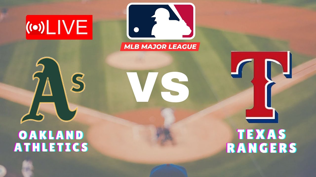 🔴LIVE : Oakland Athletics vs Texas Rangers | MLB Major League 2024 Live Match Today