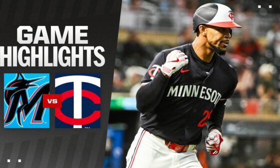 Marlins vs. Twins Game Highlights (9/25/24) | MLB Highlights