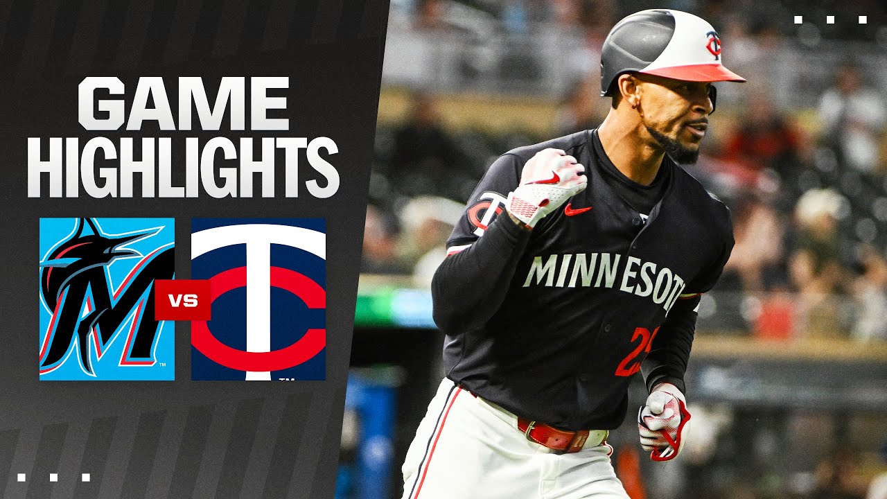 Marlins vs. Twins Game Highlights (9/25/24) | MLB Highlights