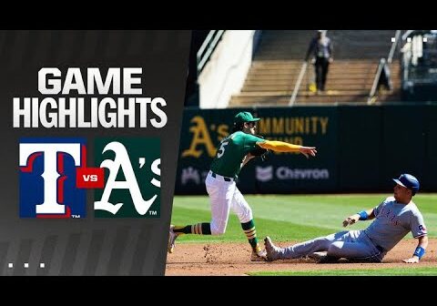 Rangers vs. A's Game Highlights (9/26/24) | MLB Highlights