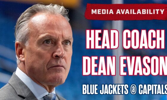 Columbus Blue Jackets vs. Washington Capitals Preview 😤 Head Coach Dean Evason | Pregame Media