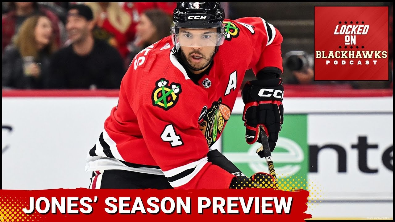 Chicago Blackhawks Lineup vs. Red Wings, + Seth Jones' 2024-25 Season Preview