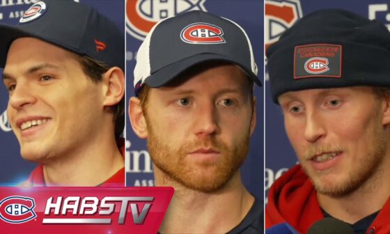 Jake Evans + more Habs address the media at training camp | FULL PRESS CONFERENCES