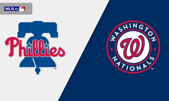 Philadelphia Phillies VS Washington Nationals MLB live PLAY BY PLAY scoreboard 9/27/24