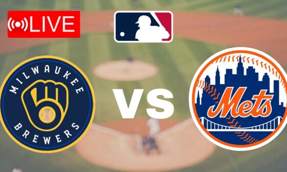 🔴LIVE : Milwaukee Brewers vs New York Mets | MLB Major League 2024 Live Match Today