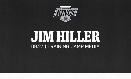 Head Coach Jim Hiller | 09.27 LA Kings Training Camp Media Availability