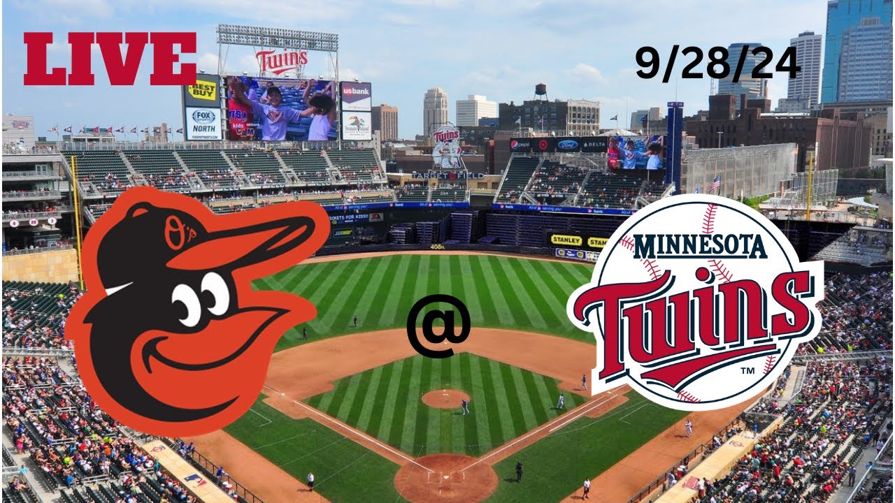 Baltimore Orioles @ Minnesota Twins | LIVE! Play-by-Play & Commentary | 9/28/24 | Game #161