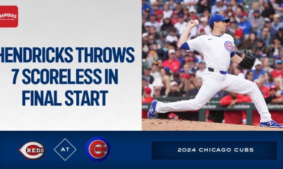 RECAP: Cubs win in Hendricks' final start of 2024!