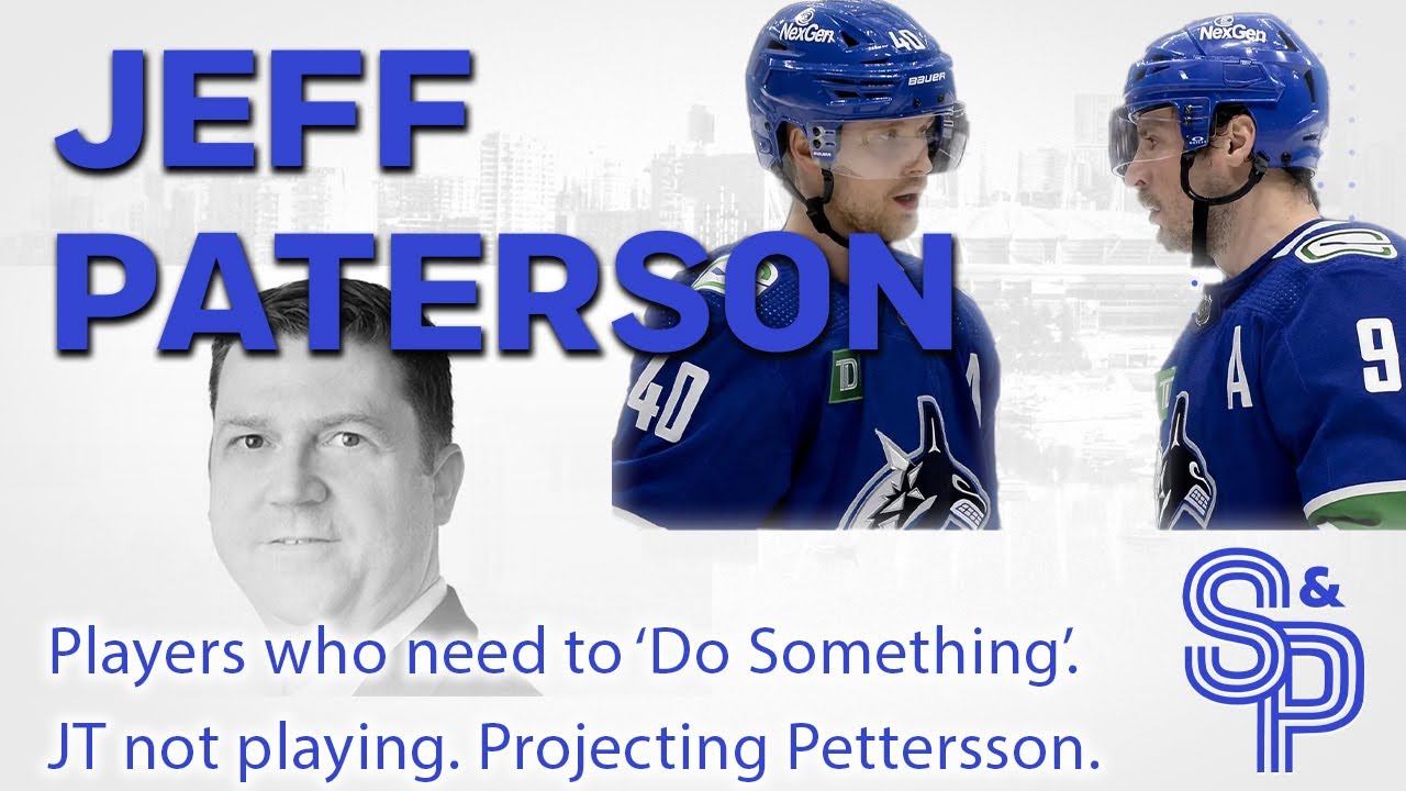 JT Miller not playing, Projecting Pettersson's output, players who need to 'Do Something' #canucks