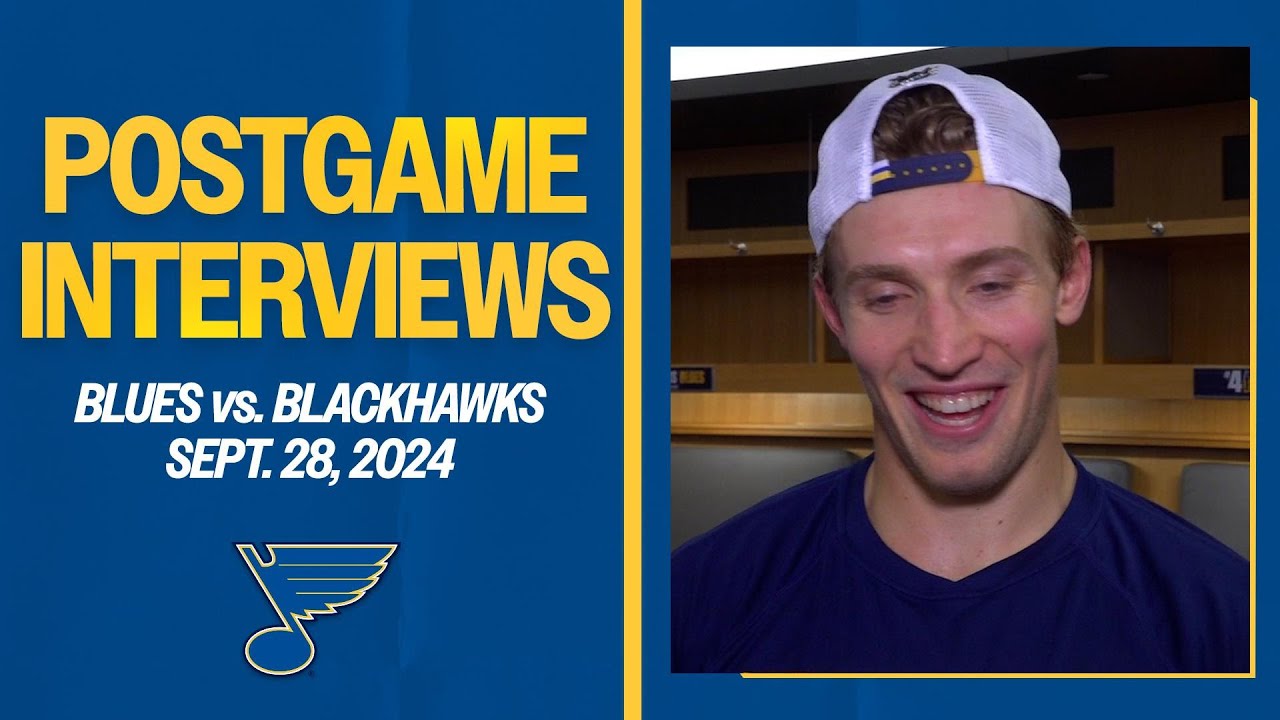 Sept. 28: Postgame Interviews