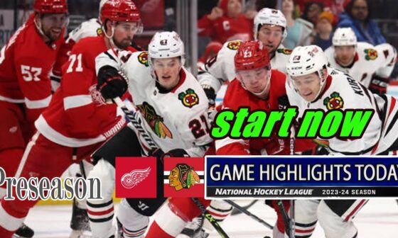 Detroit Red Wings vs Chicago Blackhawks Game Highlights (09/25/2024) Preseason | 2024 NHL Season