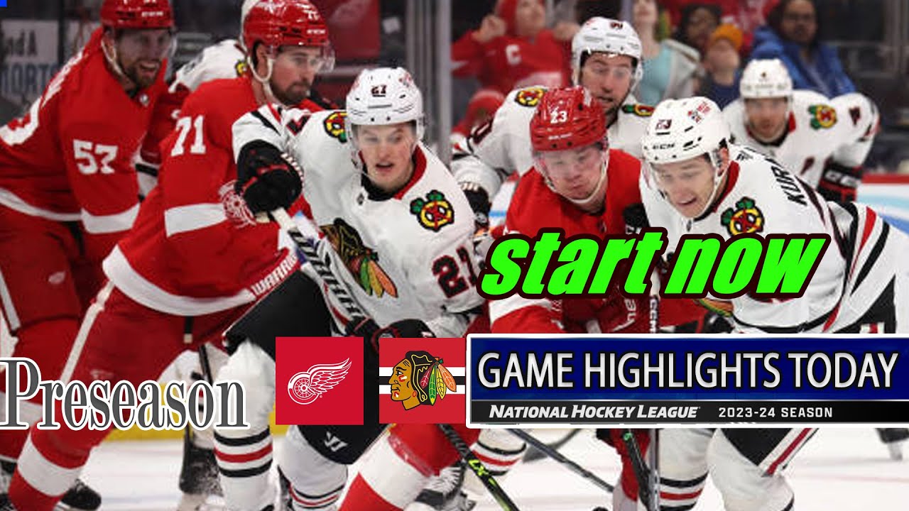 Detroit Red Wings vs Chicago Blackhawks Game Highlights (09/25/2024) Preseason | 2024 NHL Season