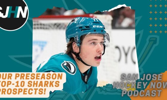 Our Preseason Top-10 Sharks Prospects!