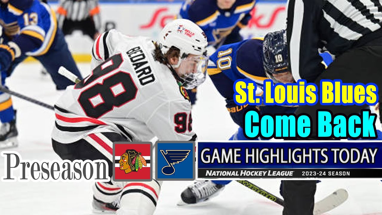 Chicago Blackhawks vs St. Louis Blues Full Game Highlights (09/28/2024) Preseason | 2024 NHL Season