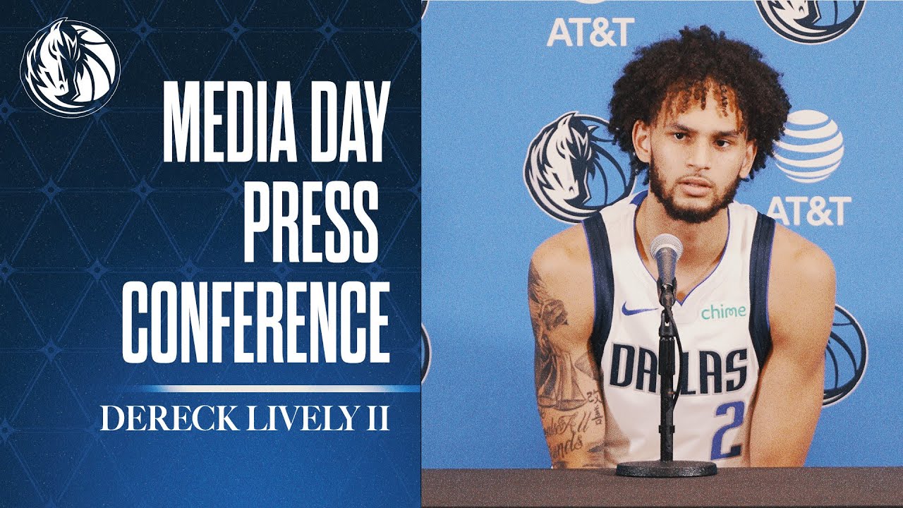 24-25 Media Day Press Conference | Dereck Lively II | 9/30/24