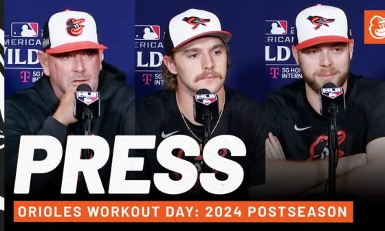 Orioles Workout Day Media Availability | Brandon Hyde, Corbin Burnes, and Gunnar Henderson