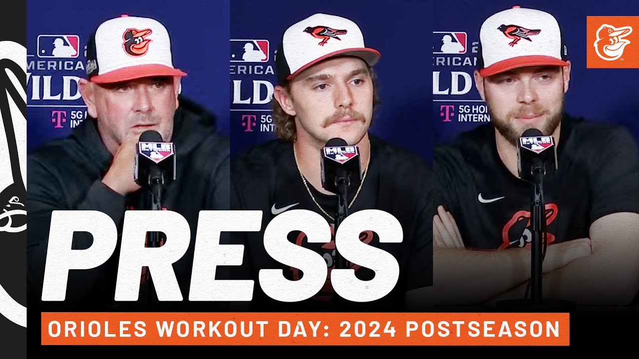 Orioles Workout Day Media Availability | Brandon Hyde, Corbin Burnes, and Gunnar Henderson