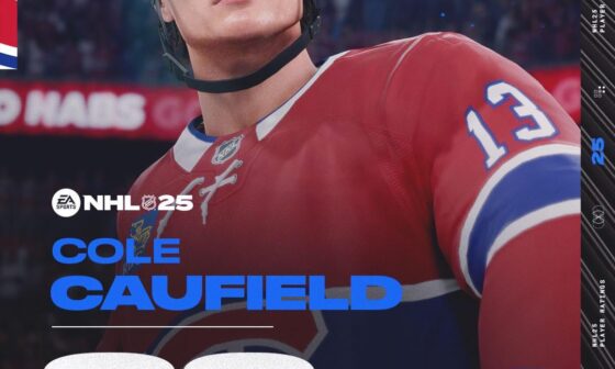 Caufield’s NHL 25 rating, Thoughts?